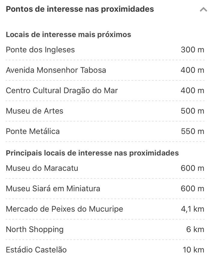Apartamento Praia De Iracema Vista Para O Mar 18 Andar Fortaleza  Eksteriør billede